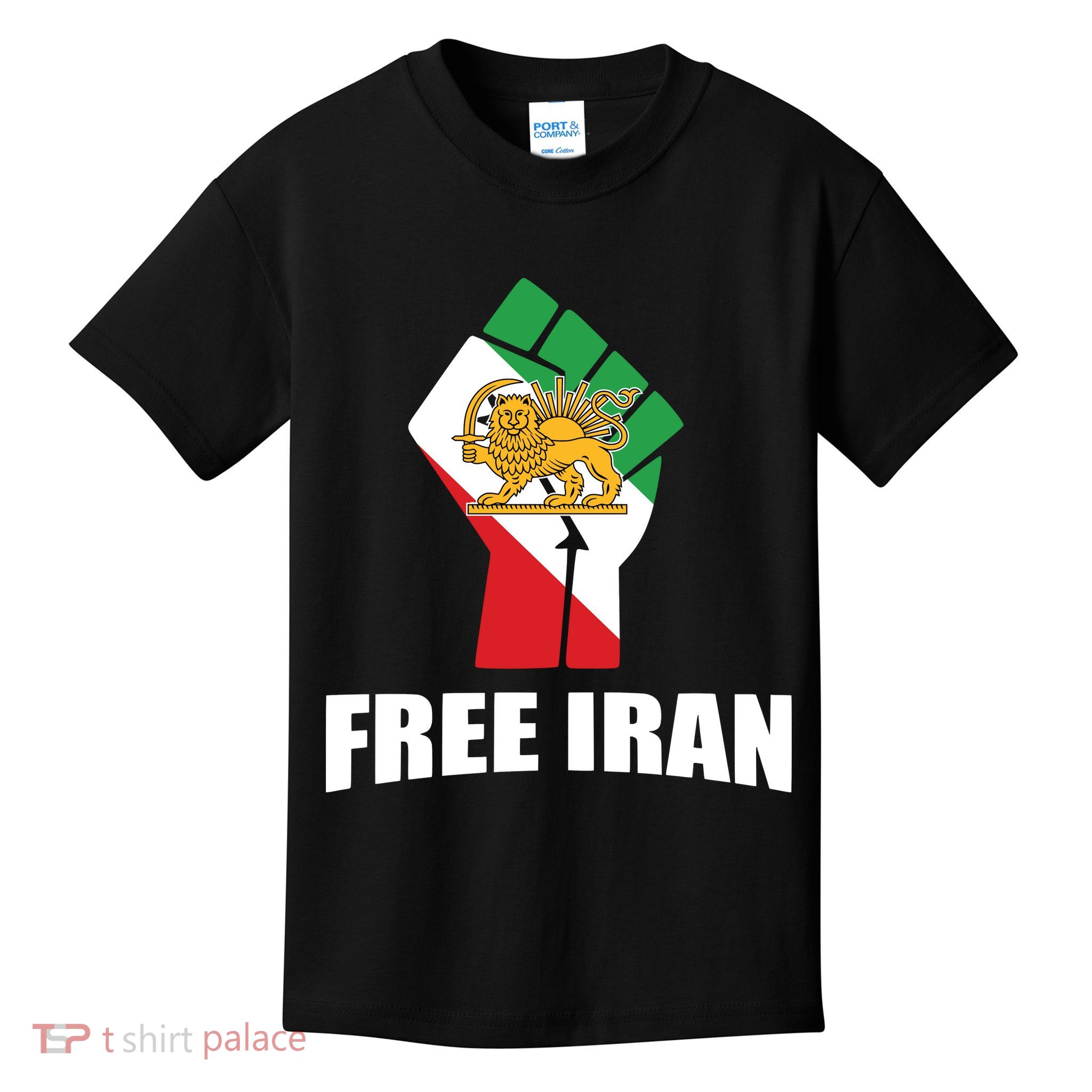 Free Iran Women Life Freedom Mahsa Amini Protest Kids T-Shirt