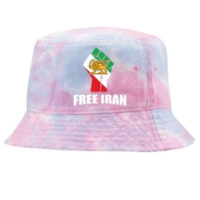 Free Iran Women Life Freedom Mahsa Amini Protest Tie-Dyed Bucket Hat