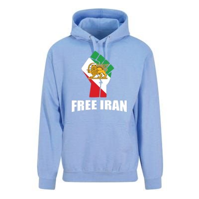 Free Iran Women Life Freedom Mahsa Amini Protest Unisex Surf Hoodie