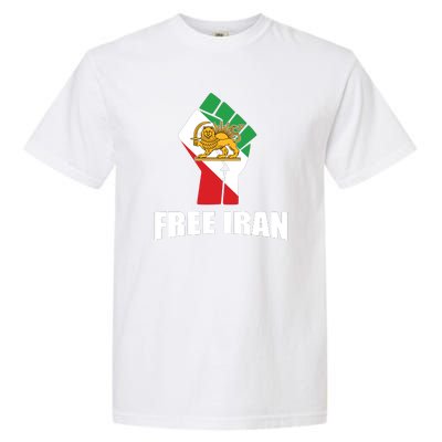 Free Iran Women Life Freedom Mahsa Amini Protest Garment-Dyed Heavyweight T-Shirt