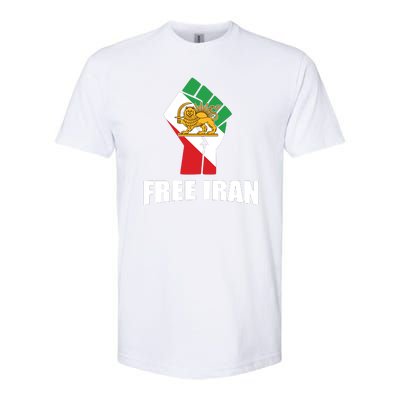 Free Iran Women Life Freedom Mahsa Amini Protest Softstyle CVC T-Shirt