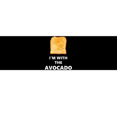 Fun I'm with the Avocado Toast Halloween Costume Bumper Sticker