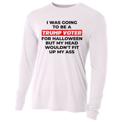 Funny I Was Going To Be A Trump Voter For Halloween Gift Cooling Performance Long Sleeve Crew