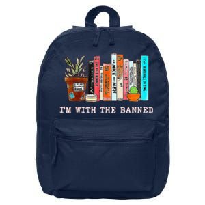 Funny IM With The Banned Banned Books Reading Books 16 in Basic Backpack