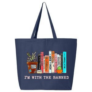 Funny IM With The Banned Banned Books Reading Books 25L Jumbo Tote