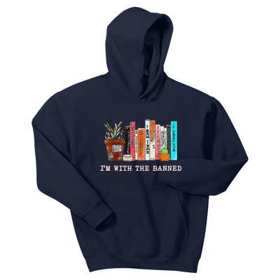 Funny IM With The Banned Banned Books Reading Books Kids Hoodie