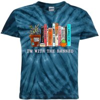 Funny IM With The Banned Banned Books Reading Books Kids Tie-Dye T-Shirt