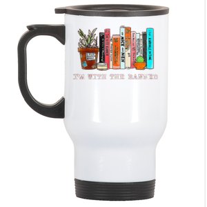 Funny IM With The Banned Banned Books Reading Books Stainless Steel Travel Mug