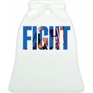 Fight I Will Fight Ceramic Bell Ornament