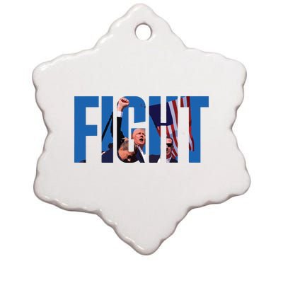 Fight I Will Fight Ceramic Star Ornament