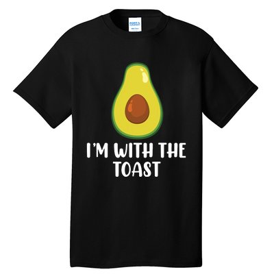 Funny Im With The Toast Avocado Halloween Couples Costumes Tall T-Shirt