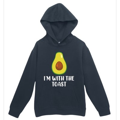 Funny Im With The Toast Avocado Halloween Couples Costumes Urban Pullover Hoodie