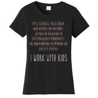 Funny I Work With Behavior Analysis Bcba Women's T-Shirt