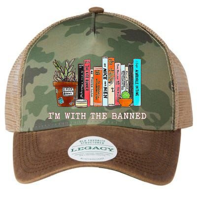 Funny IM With The Banned Banned Books Reading Books Legacy Tie Dye Trucker Hat