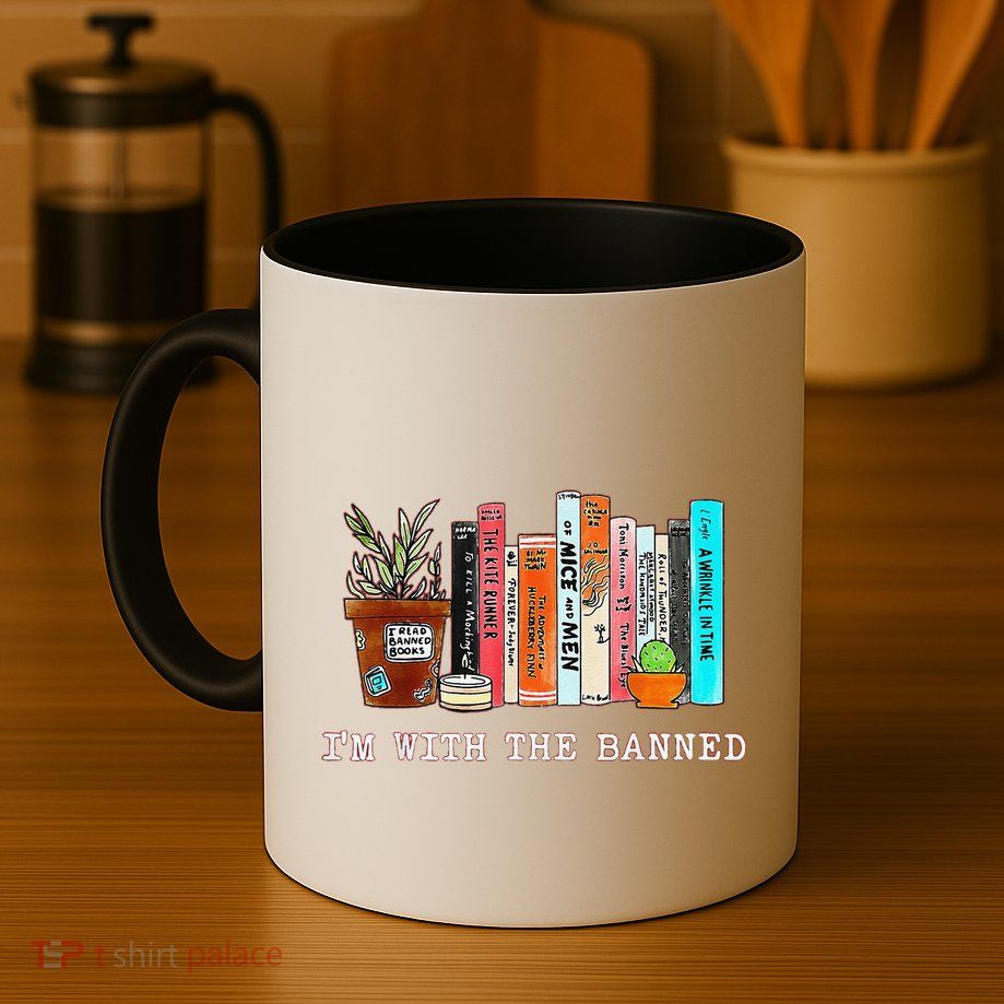 Funny IM With The Banned Banned Books Reading Books Mug