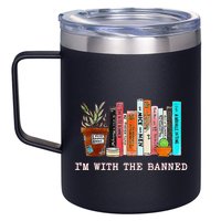 Funny IM With The Banned Banned Books Reading Books 12oz Stainless Steel Coffee Mug