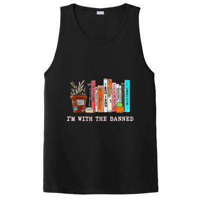 Funny IM With The Banned Banned Books Reading Books PosiCharge Competitor Tank
