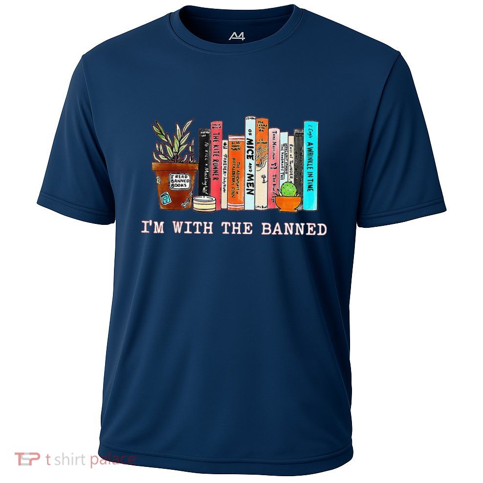 Funny IM With The Banned Banned Books Reading Books Performance Shirt