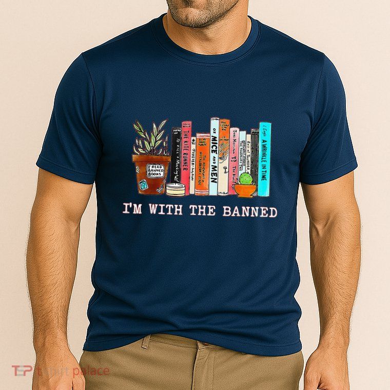 Funny IM With The Banned Banned Books Reading Books Performance Shirt