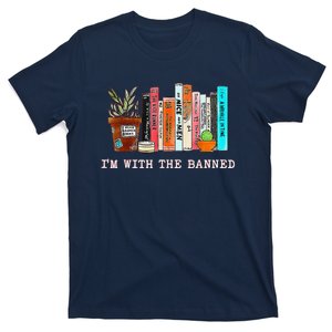 Funny IM With The Banned Banned Books Reading Books T-Shirt