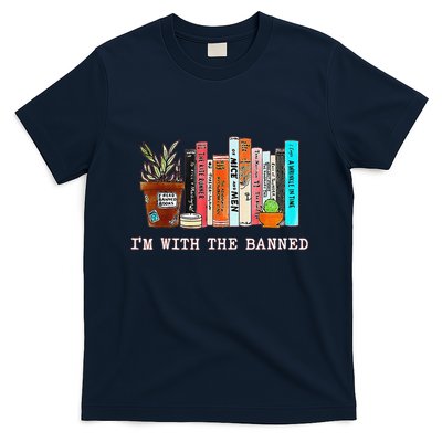 Funny IM With The Banned Banned Books Reading Books T-Shirt