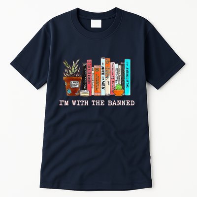 Funny IM With The Banned Banned Books Reading Books Tall T-Shirt