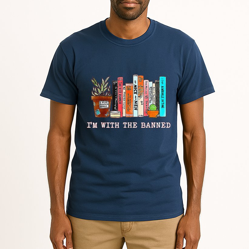 Funny IM With The Banned Banned Books Reading Books Tall T-Shirt