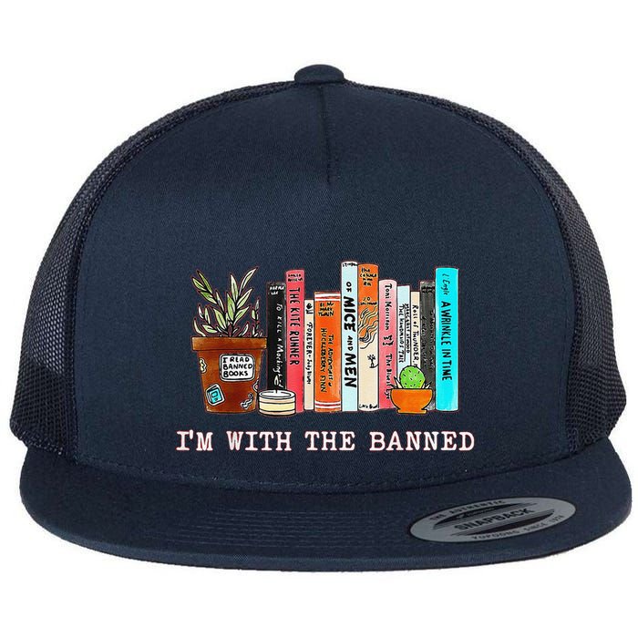 Funny IM With The Banned Banned Books Reading Books Flatbill Hat