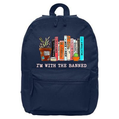 Funny IM With The Banned Banned Books Reading Books 16 in Basic Backpack