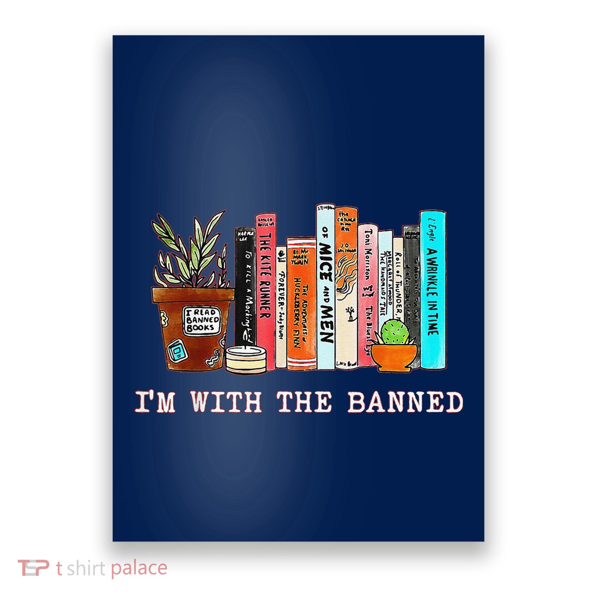 Funny IM With The Banned Banned Books Reading Books Poster