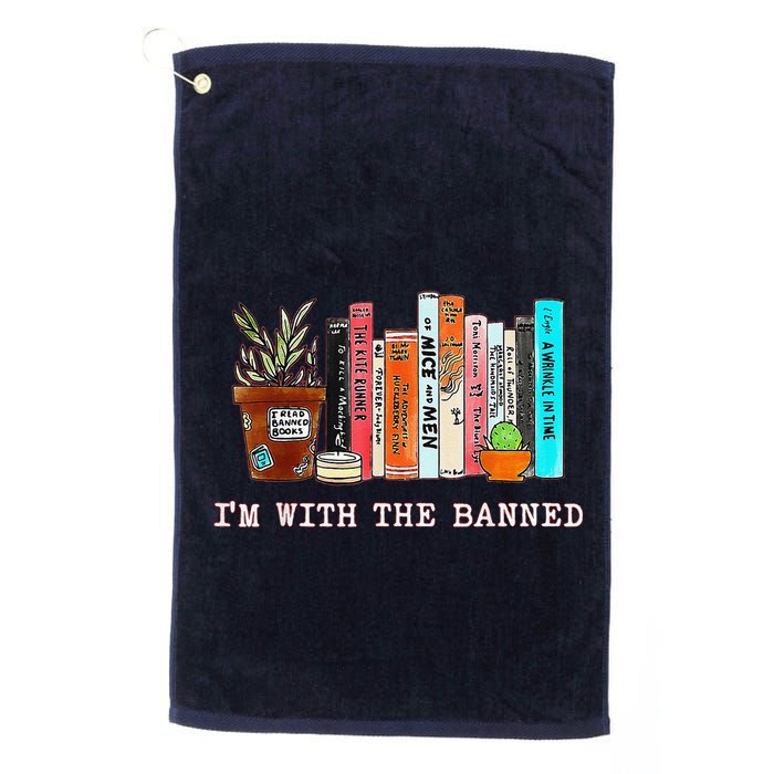 Funny IM With The Banned Banned Books Reading Books Golf Towel