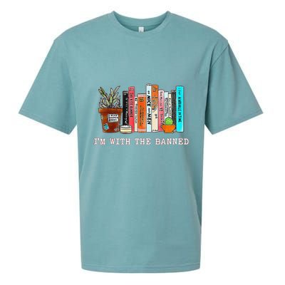 Funny IM With The Banned Banned Books Reading Books Sueded Cloud Jersey T-Shirt