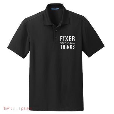 Fixer Of All Things Dry Zone Grid Polo