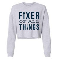 Fixer Of All Things Cropped Pullover Crew