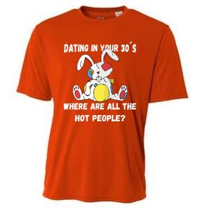 Flirting In Your 30´s Funny Dating Funny Gift Cooling Performance Crew T-Shirt