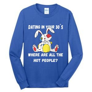 Flirting In Your 30´s Funny Dating Funny Gift Tall Long Sleeve T-Shirt