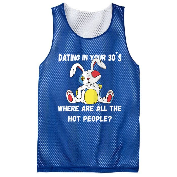 Flirting In Your 30´s Funny Dating Funny Gift Mesh Reversible Basketball Jersey Tank