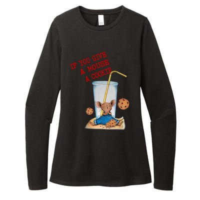 Funny If You Give Mouse A Cookie Costume Birthday Cookies Womens CVC Long Sleeve Shirt