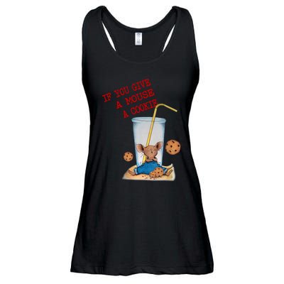 Funny If You Give Mouse A Cookie Costume Birthday Cookies Ladies Essential Flowy Tank