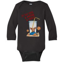 Funny If You Give Mouse A Cookie Costume Birthday Cookies Baby Long Sleeve Bodysuit