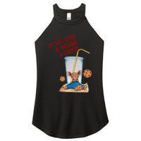 Funny If You Give Mouse A Cookie Costume Birthday Cookies Women’s Perfect Tri Rocker Tank