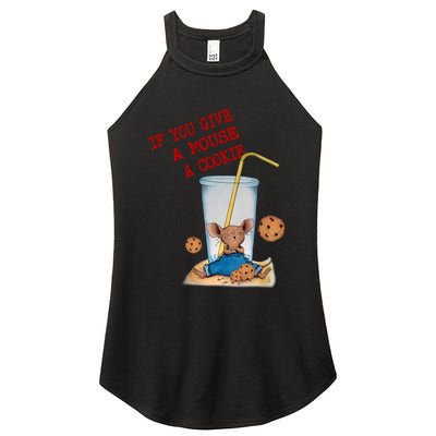 Funny If You Give Mouse A Cookie Costume Birthday Cookies Women’s Perfect Tri Rocker Tank