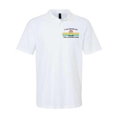 Funny If You Can Read This Thank Phoenicians Reading Softstyle Adult Sport Polo