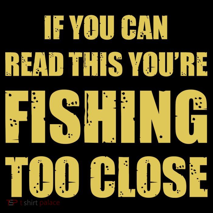 Funny If You Can Read This You're Fishing Too Close Impact Tech Backpack