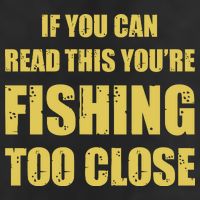 Funny If You Can Read This You're Fishing Too Close Microfiber Hand Towel