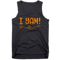 Funny I Yam Sweet Potato For Matching Thanksgiving Costume Tank Top