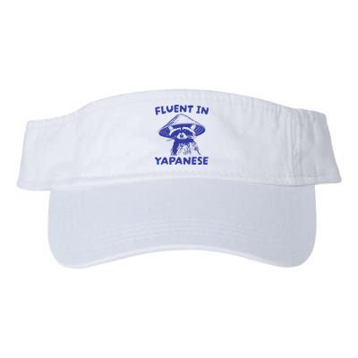 Fluent In Yapanese Raccoon Valucap Bio-Washed Visor