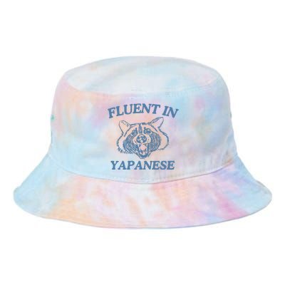 Fluent In Yapanese Raccoon Tie Dye Newport Bucket Hat