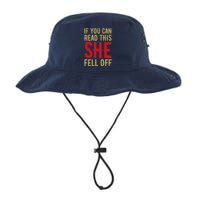 Funny If You Can Read This She Fell Off Biker Motorcycle Legacy Cool Fit Booney Bucket Hat