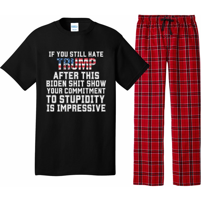 Funny If You Still Hate Trump After This Biden 2024 Pajama Set